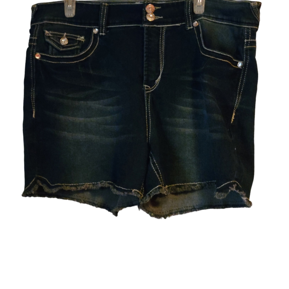 WALLFLOWER PATRIOTIC DENIM SHORTS
